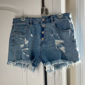 Denim Rise Short